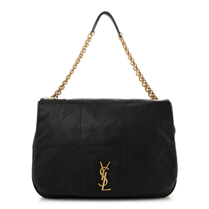 Saint Laurent Lambskin Matelasse Monogram Large Jamie 4.3 Black 1 of 10