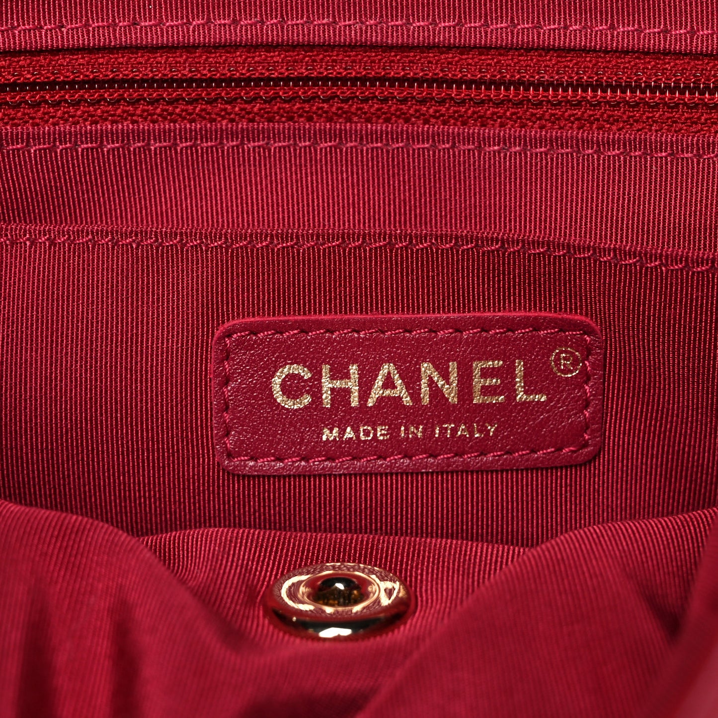 Lambskin Quilted Small Urban Spirit Backpack Red