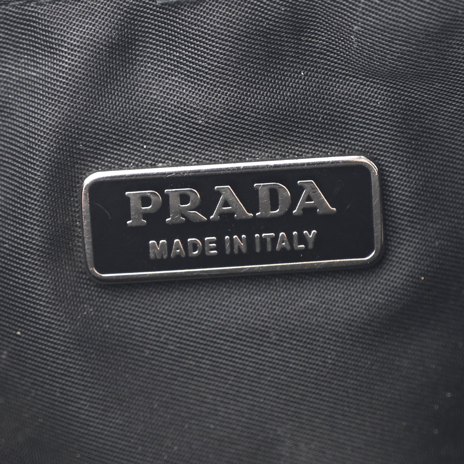 Prada Tessuto Nylon Pochette Bag Black 6 of 11