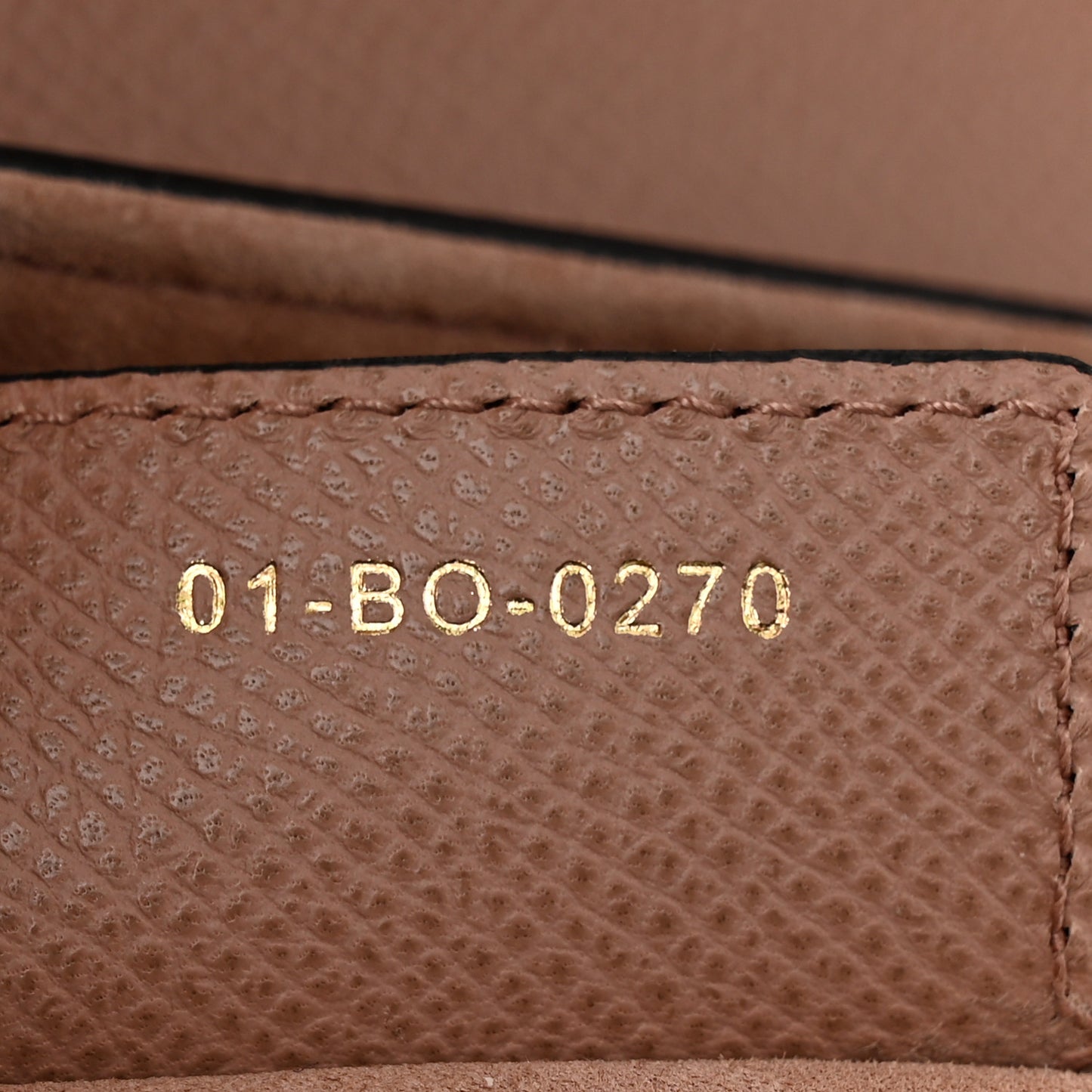 Grained Calfskin Saddle Bag Pink