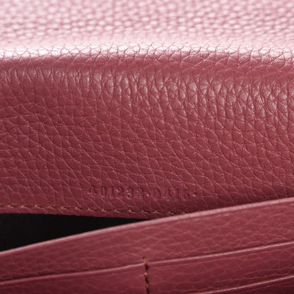 Gucci Cellarius Calfskin GG Marmont Chain Wallet Dry Rose 7 of 8