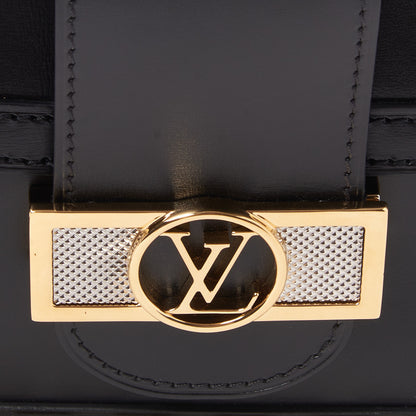 Louis Vuitton Smooth Calfskin Dauphine MM Black 9 of 9