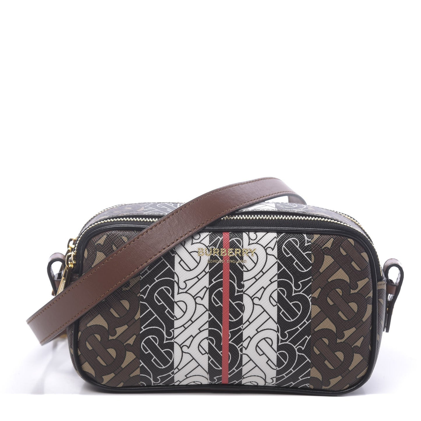 E-Canvas Monogram Stripe Convertible Camera Bag