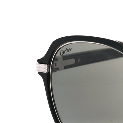 Cartier Metal Aviator CT0159S Sunglasses Silver Black 7 of 8