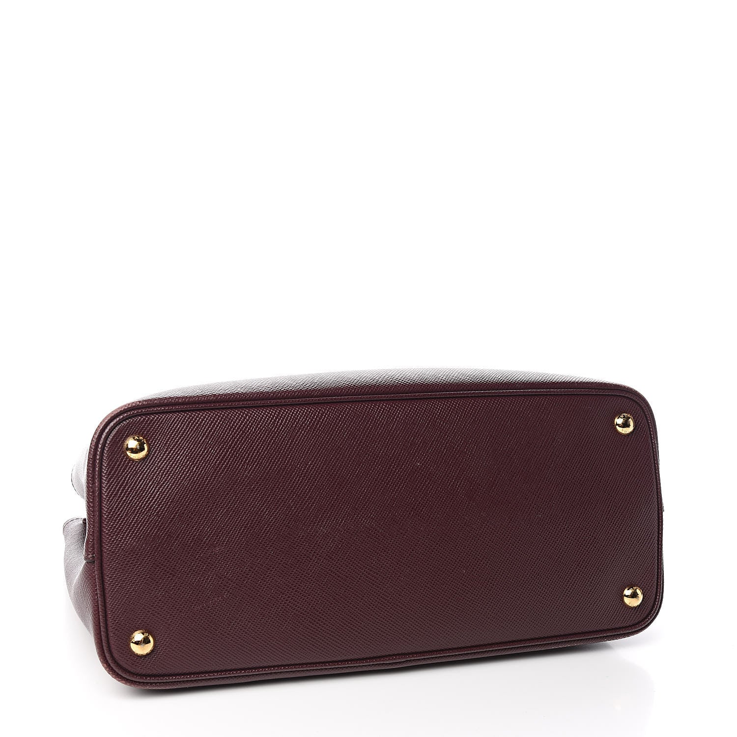 Prada Saffiano Cuir Medium Double Bag Granato Marmo 4 of 12