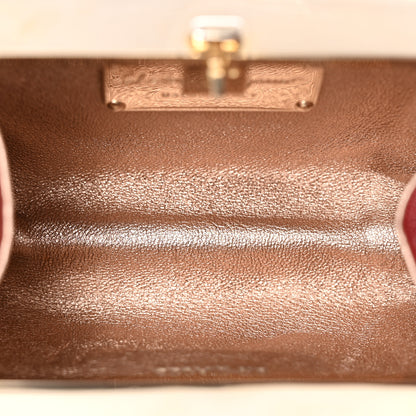Salvatore Ferragamo Satin Bow Clutch Red 5 of 8