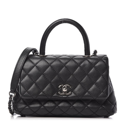 Chanel Caviar Quilted Mini Coco Handle Flap Black 1 of 11