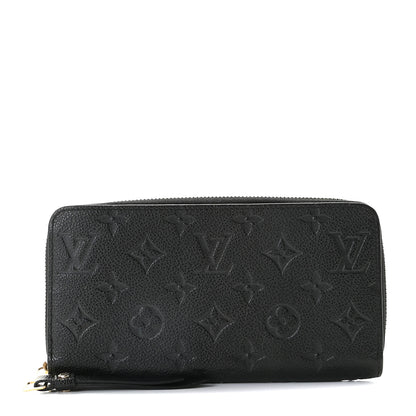 Louis Vuitton Empreinte Zippy Wallet Black 1 of 8