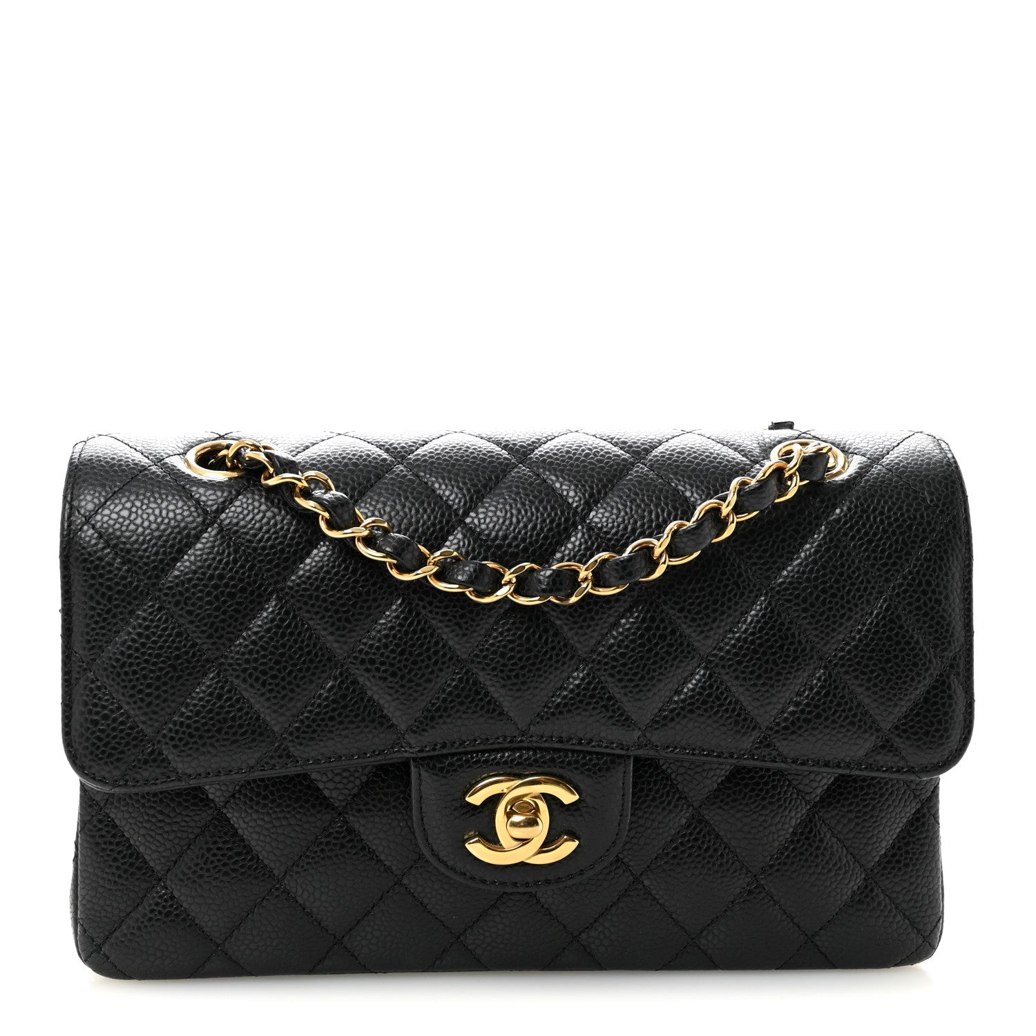 Chanel Caviar Quilted Small Double Flap Black 1 of 10