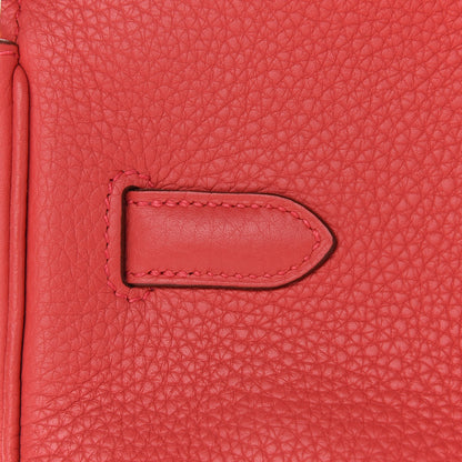 Hermes Taurillon Clemence Birkin 35 Bougainvillea 13 of 33