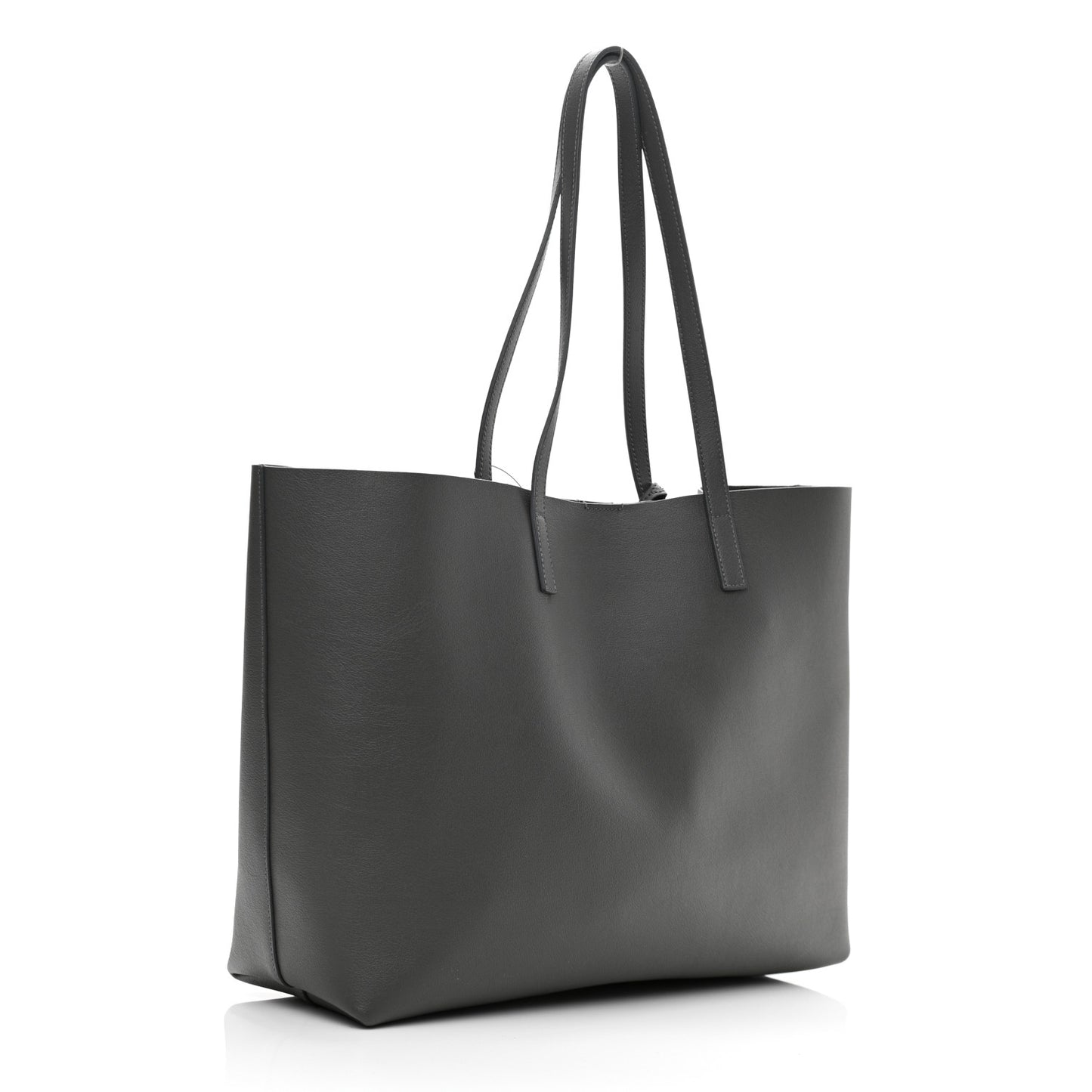 Calfskin Large Shopping Tote Earth
