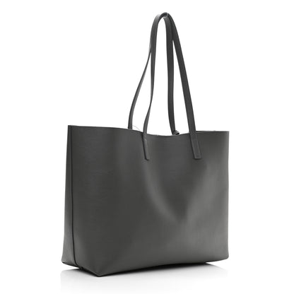 Saint Laurent Calfskin Large Shopping Tote Earth 3 of 9