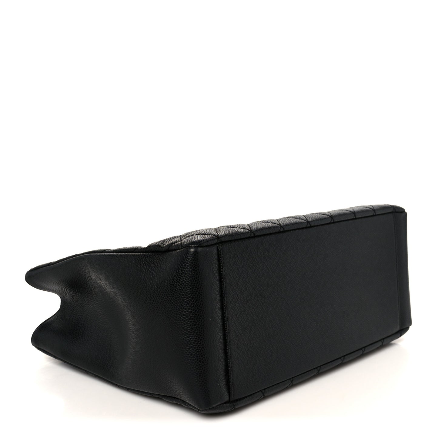 Caviar Quilted Grand Shopping Tote GST Black