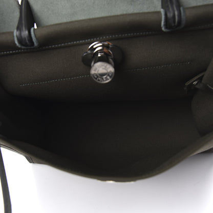 Hermes Vache Hunter Toile Herbag Zip 31 PM Kaki 5 of 8