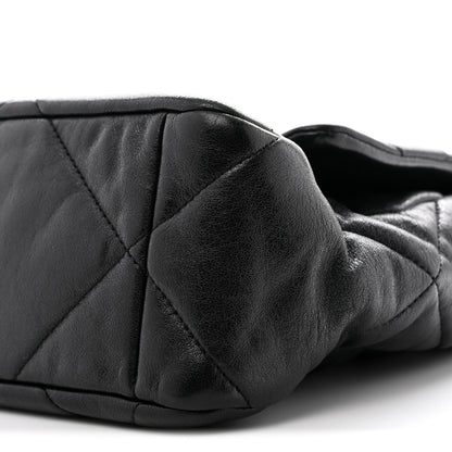 Chanel Lambskin Quilted Large Chanel 19 Flap Black 9 of 12