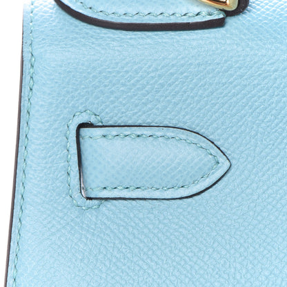 Hermes Epsom Kelly Sellier 28 Bleu Atoll 13 of 34