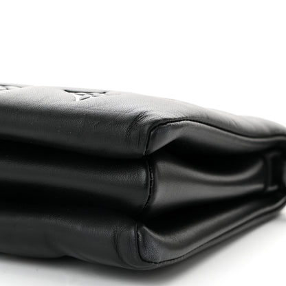 Louis Vuitton Lambskin Embossed Monogram Coussin PM Black White 10 of 10