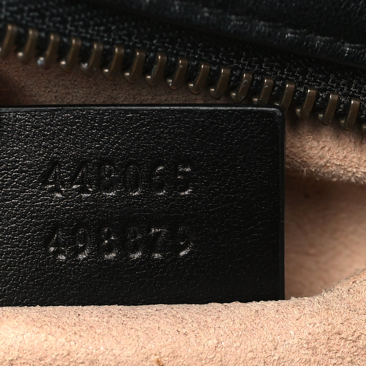 Calfskin Matelasse Mini GG Marmont Chain Shoulder Bag Black