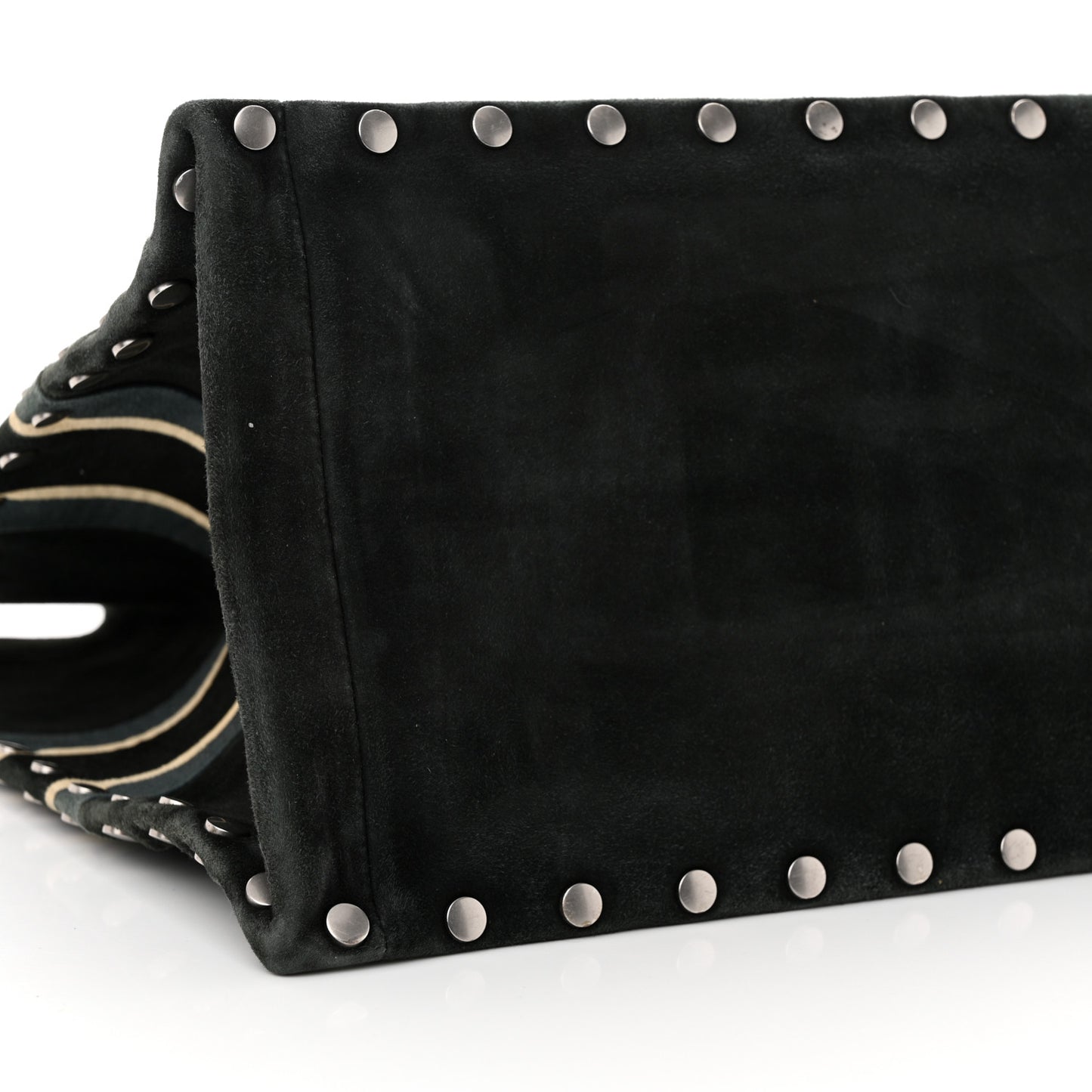 Suede Large Sea Book Tote Black