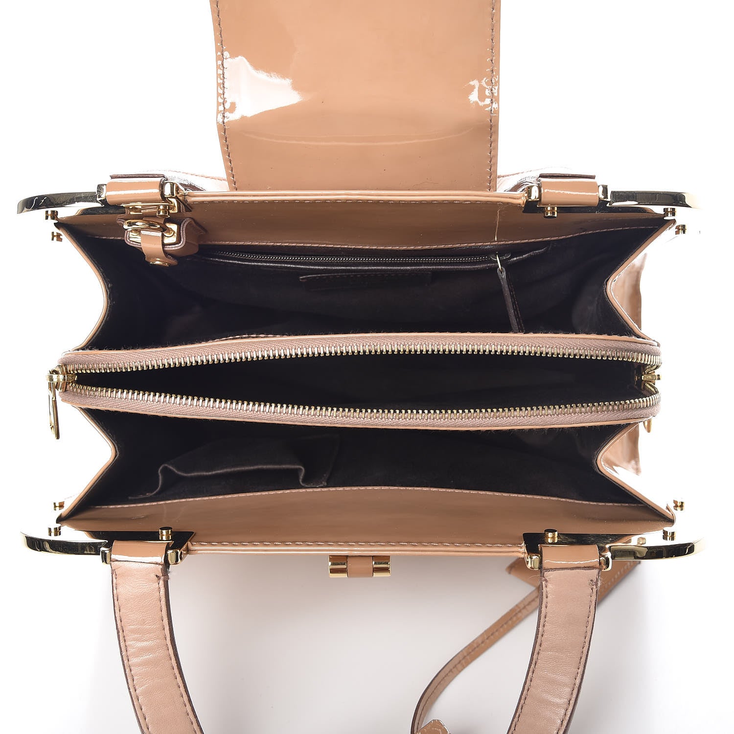Saint Laurent Patent Small Uptown Beige 5 of 10