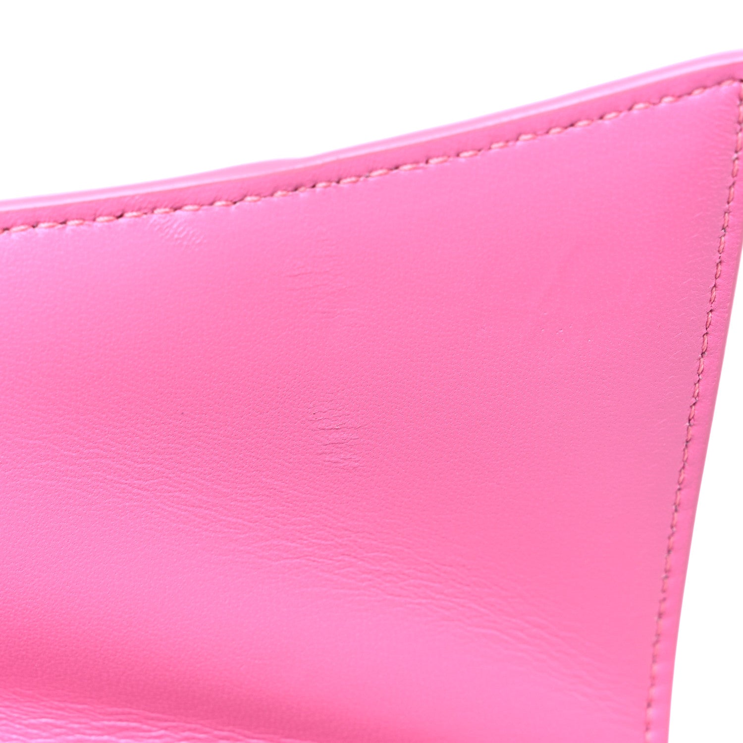 Balenciaga Shiny Calfskin Crocodile Embossed Small Hourglass Sling Shoulder Bag Baby Pink 12 of 15