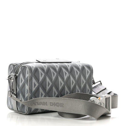 Christian Dior Coated Canvas CD Diamond Lingot 22 Bag Gray 3 of 10