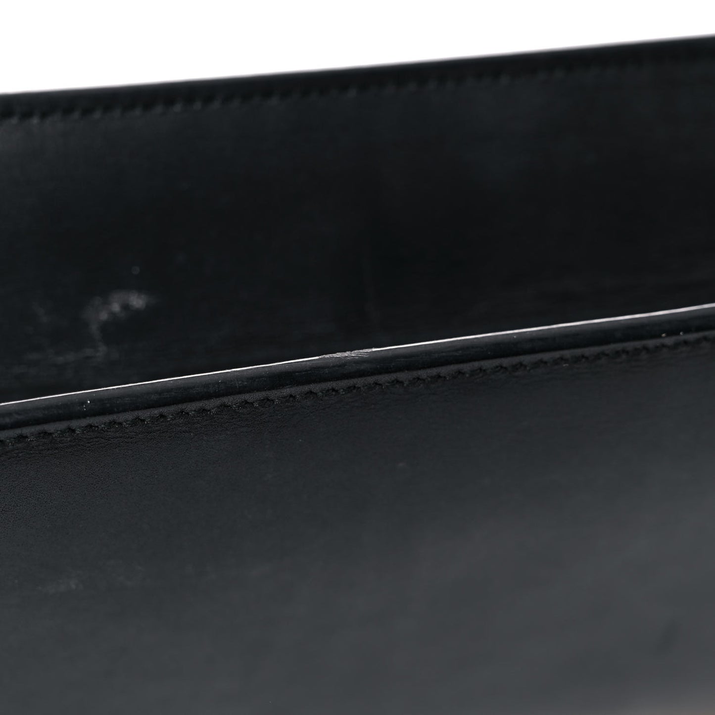 Leather Lutetia Clutch Black