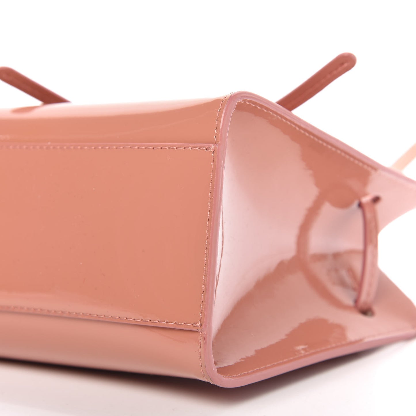 Patent Mini Mini Sun Bag Blush