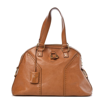 Saint Laurent Calfskin Large Muse Tan 1 of 16