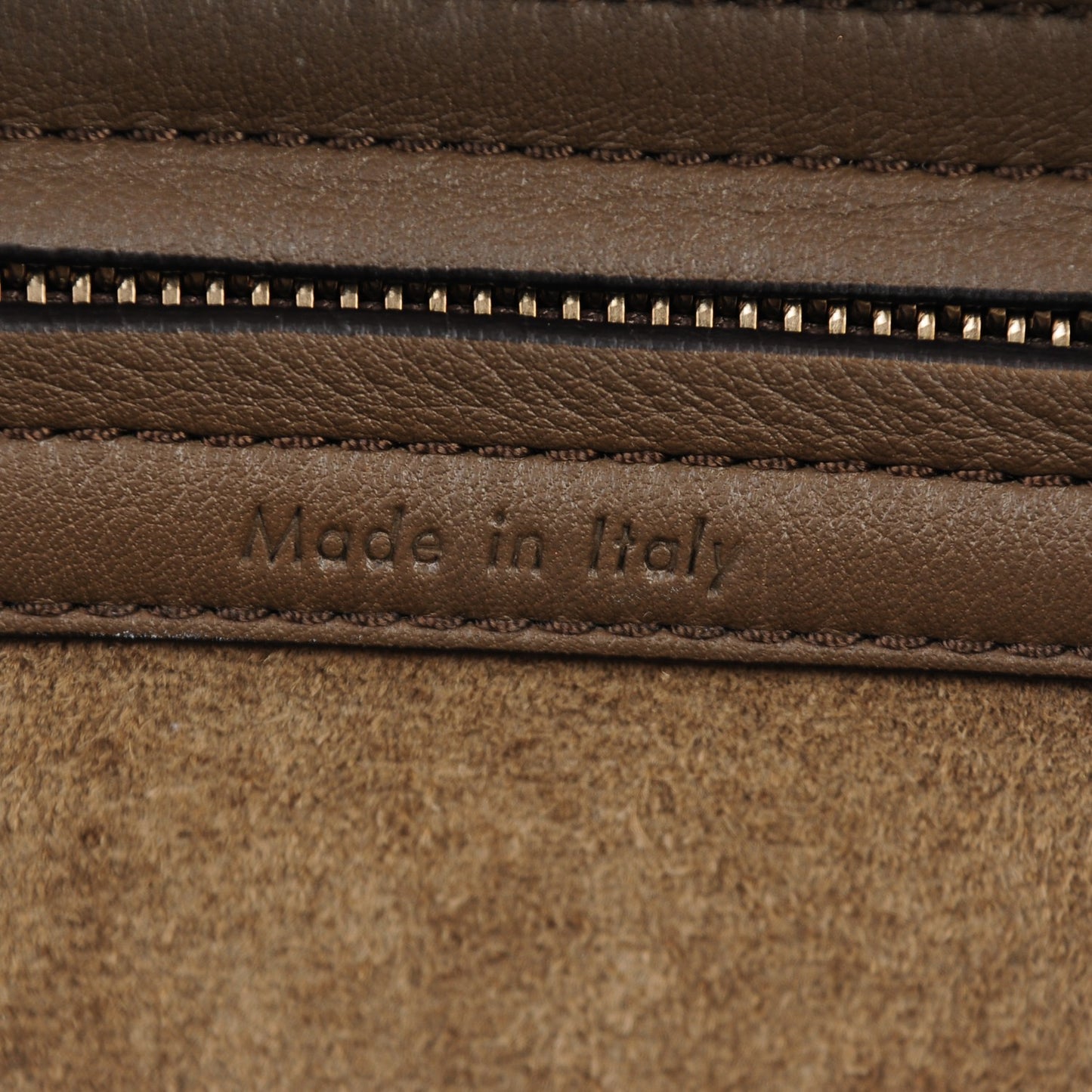 Supple Calfskin Medium Phantom Luggage Khaki