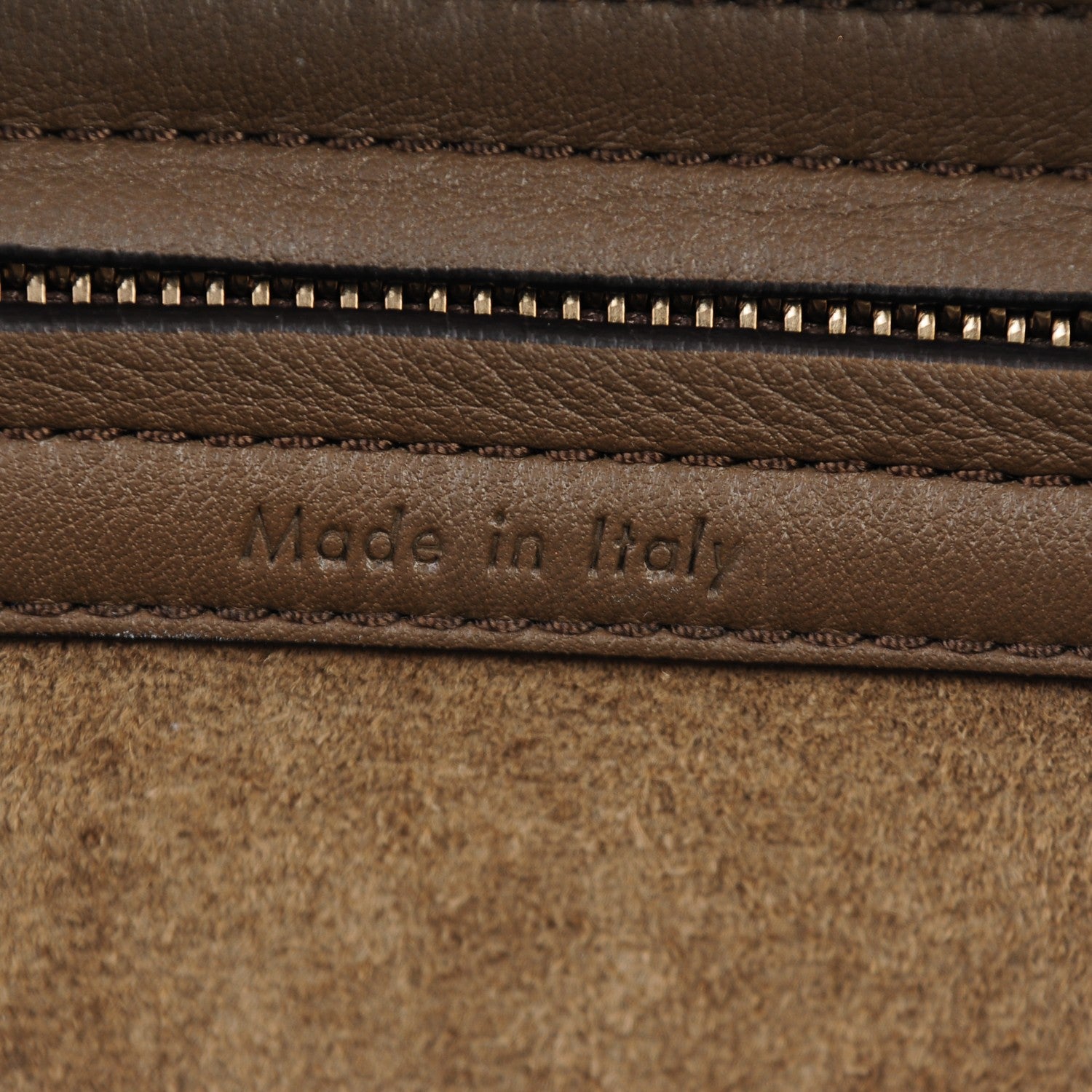Celine Supple Calfskin Medium Phantom Luggage Khaki 7 of 8
