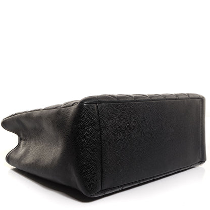 Chanel Caviar Grand Shopping Tote GST Black 4 of 9