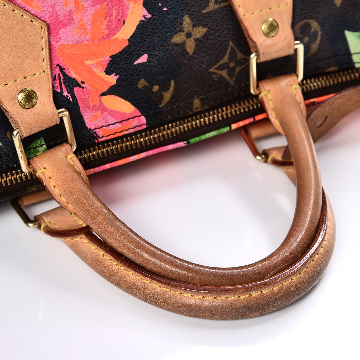 Louis Vuitton Monogram Roses Speedy 30 14 of 20