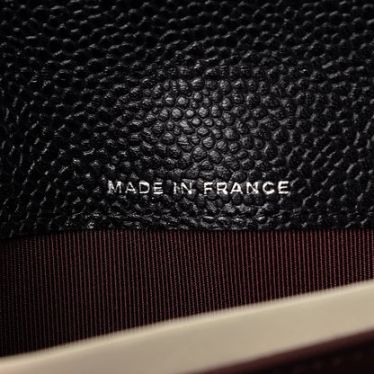 Chanel Caviar Quilted Large Gusset Flap Wallet Black 7 of 11