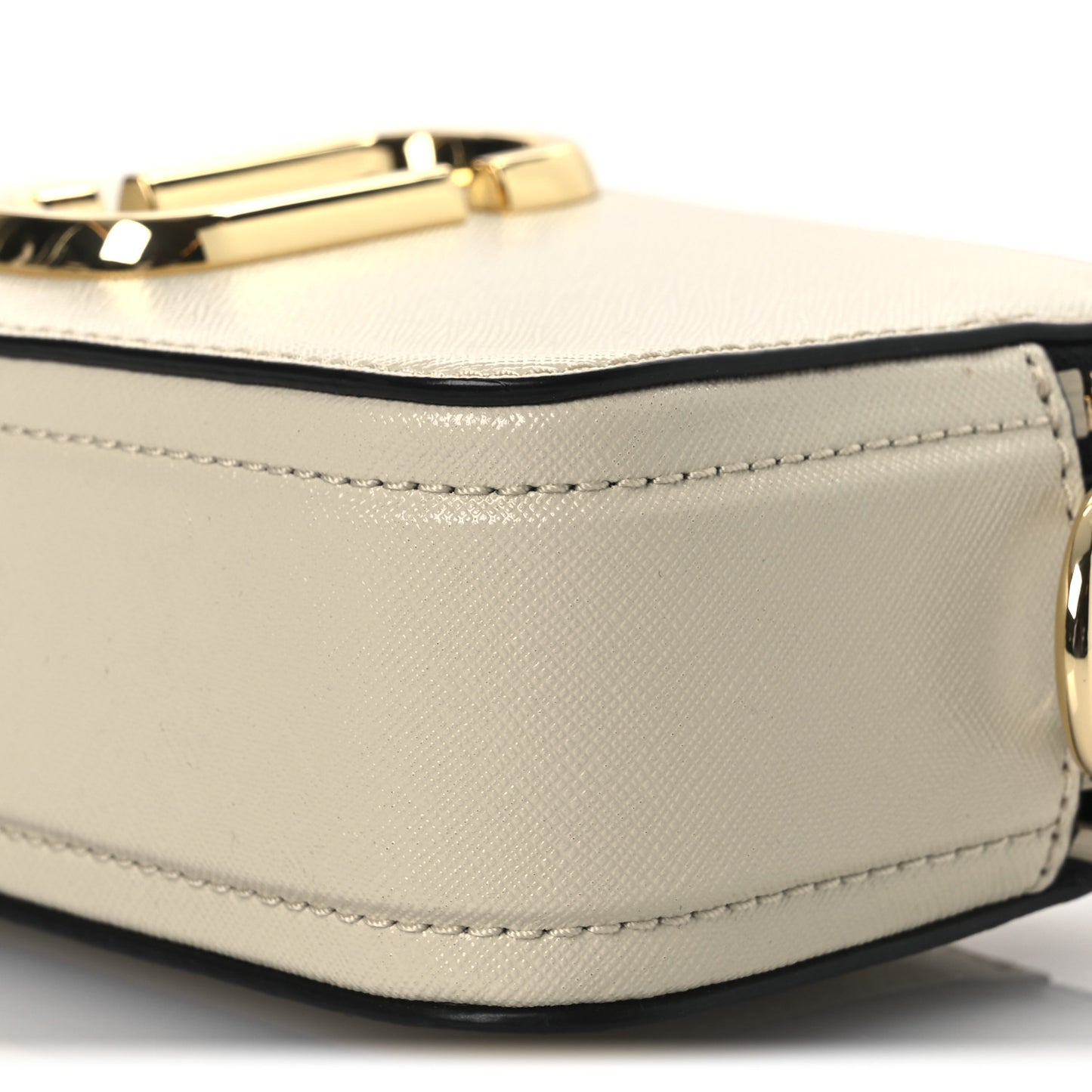 Saffiano Small Snapshot Camera Bag New Cloud White Multicolor