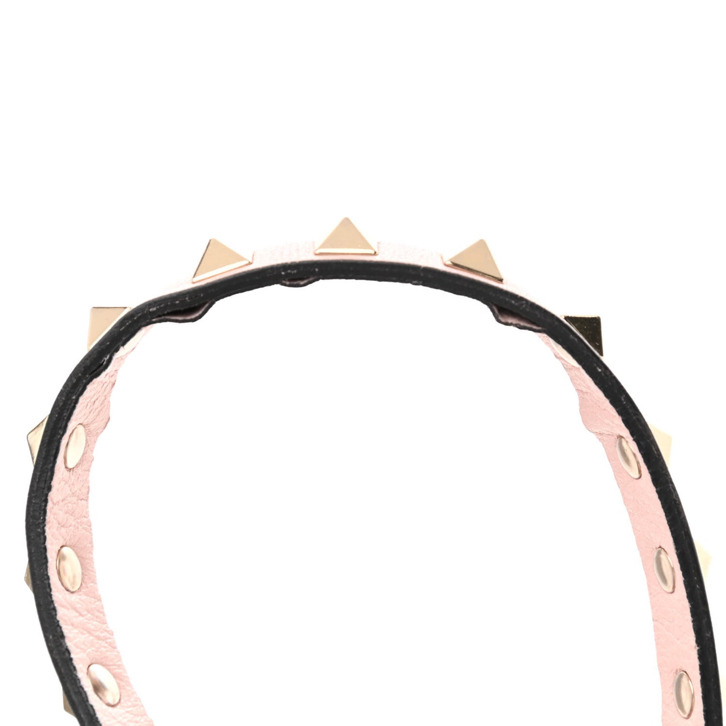 Vitello Watercolor Mini Rockstud Double Handle Tote Rose Green Yellow Sky