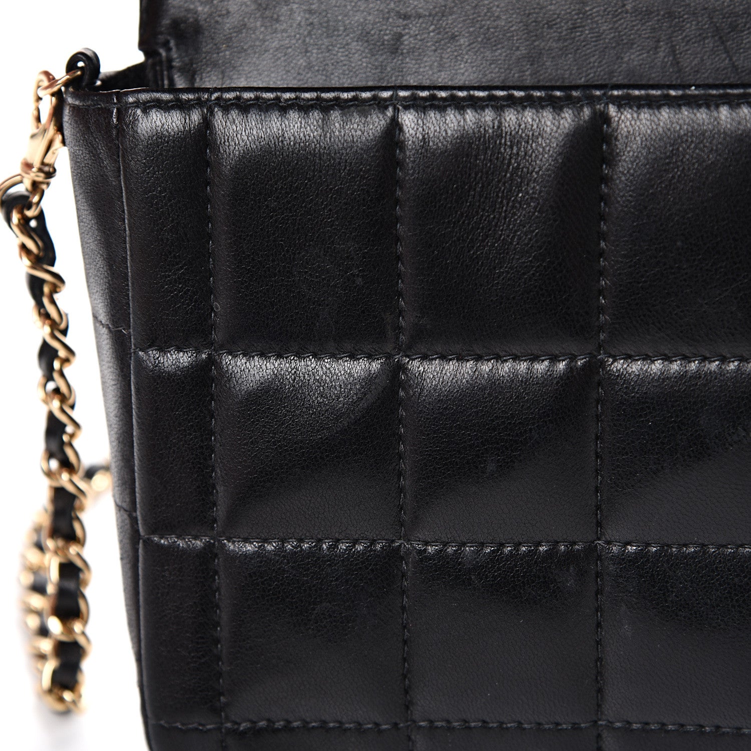 Chanel Lambskin East West Chocolate Bar Flap Black 10 of 19
