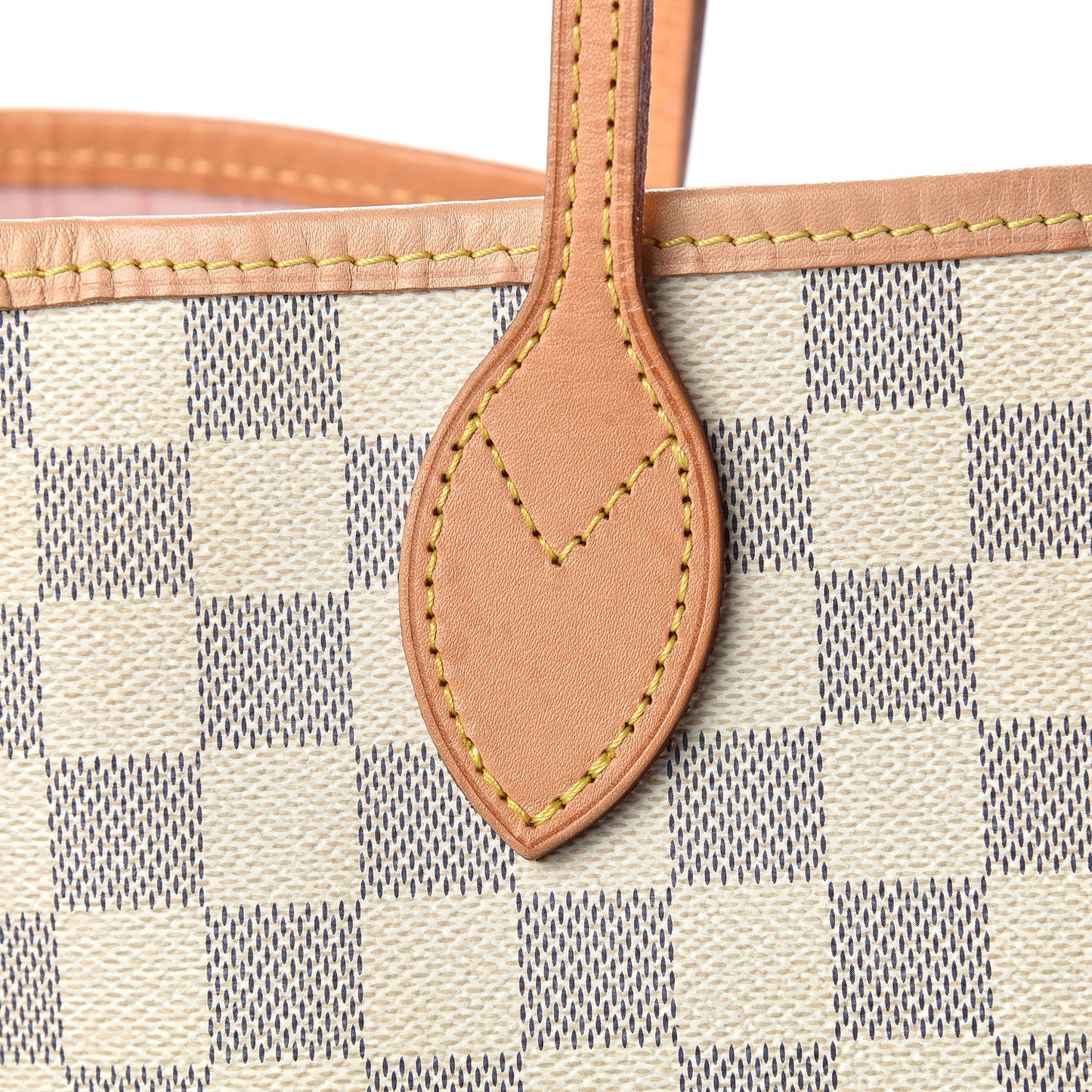 Damier Azur Neo Neverfull MM Rose Ballerine