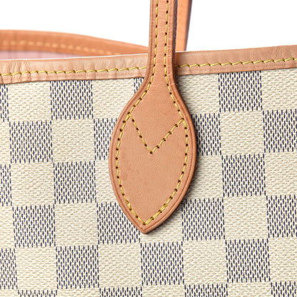 Louis Vuitton Damier Azur Neo Neverfull MM Rose Ballerine 18 of 20