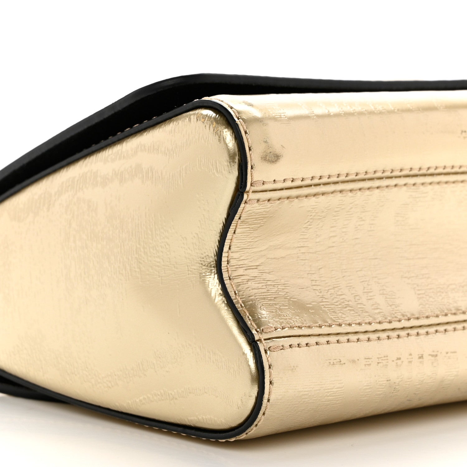 Louis Vuitton Calfskin Gravity Twist Shoulder Bag PM Gold 9 of 13