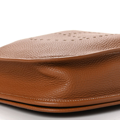 Hermes Taurillon Clemence Evelyne III PM Gold 8 of 9