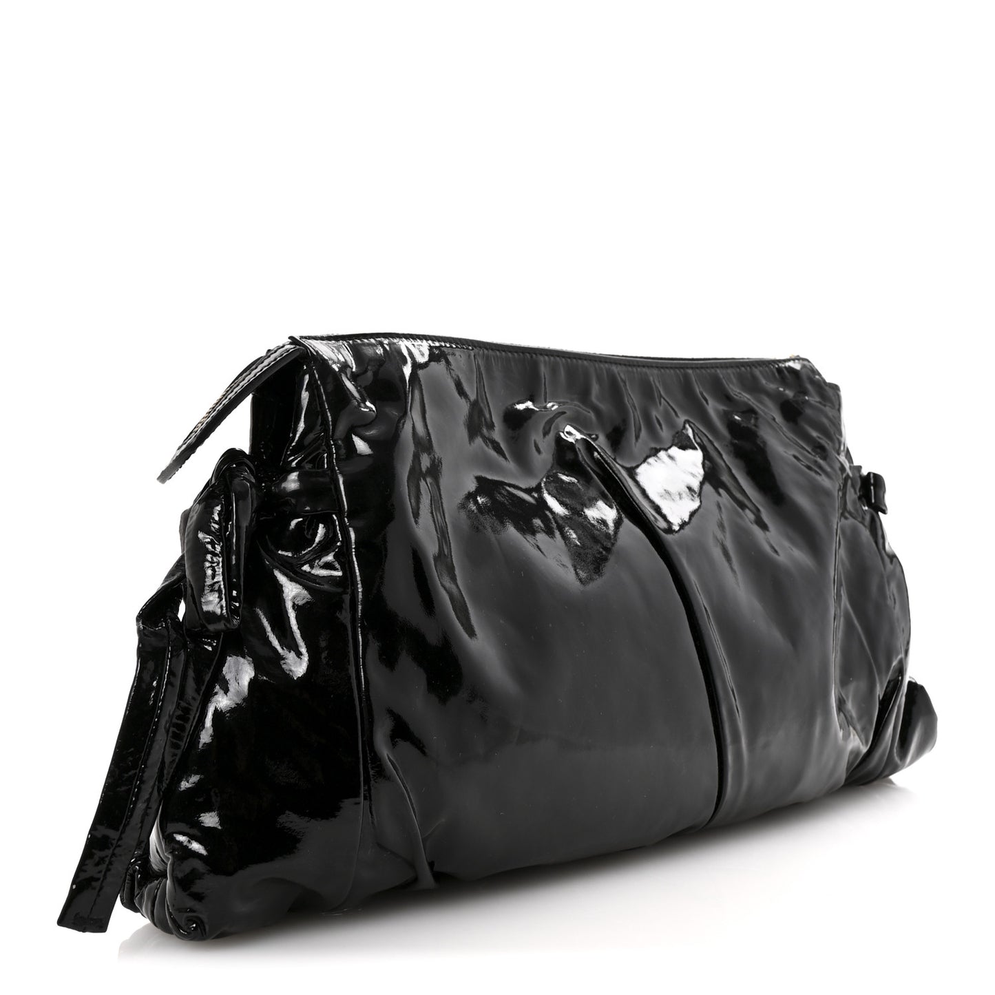 Patent Hysteria Large Clutch Black