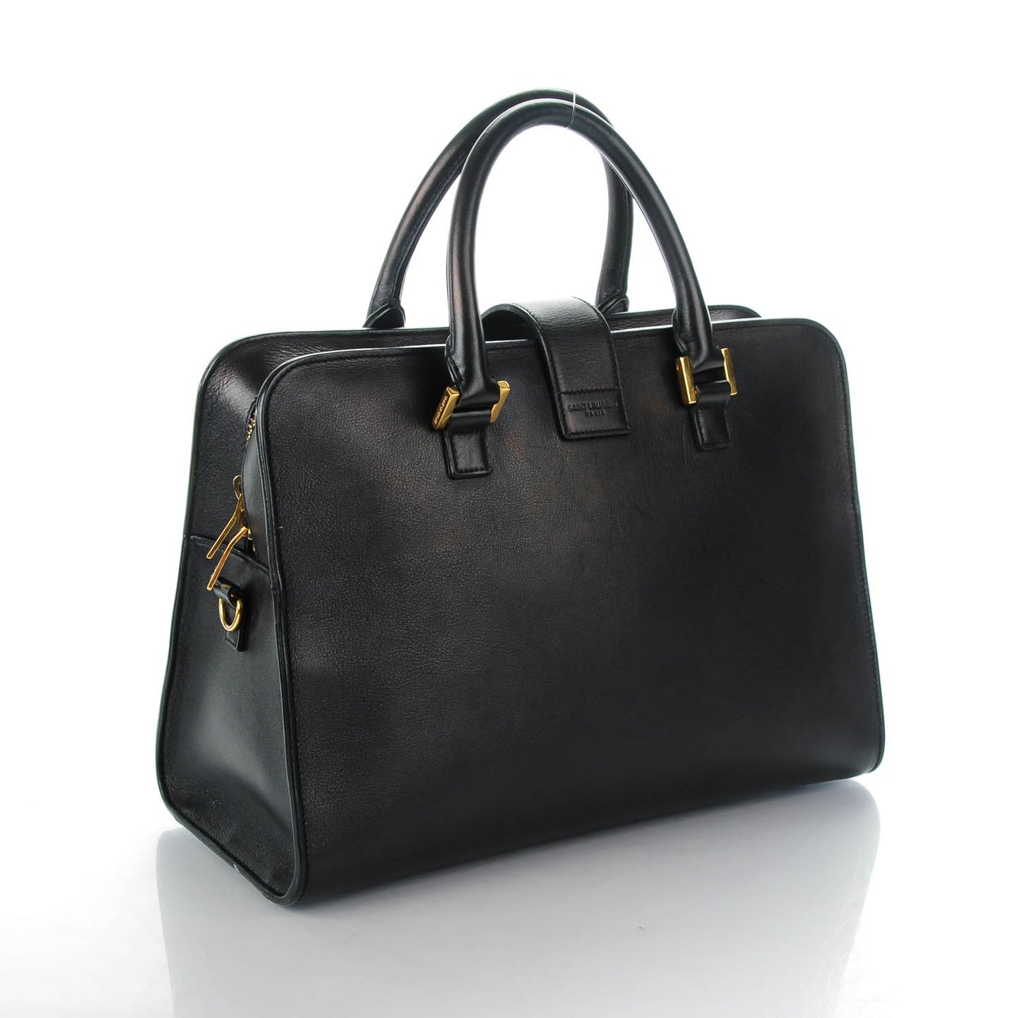 Calfskin Small Monogram Cabas Black