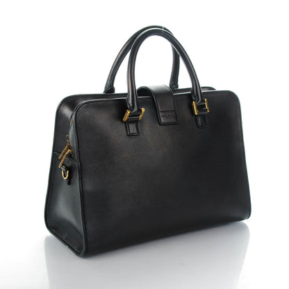 Saint Laurent Calfskin Small Monogram Cabas Black 3 of 6