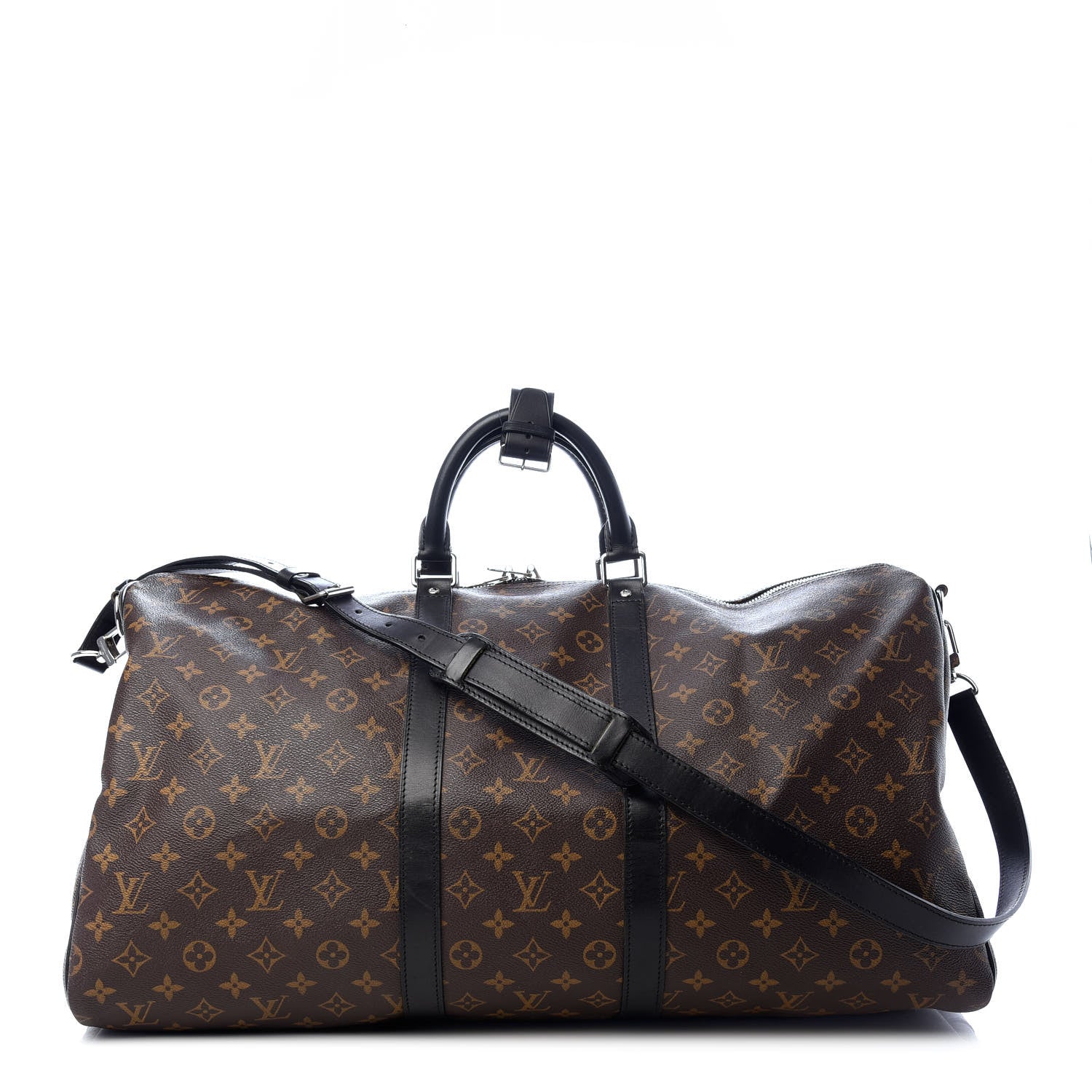 Louis Vuitton Monogram Macassar Keepall Bandouliere 55 1 of 7