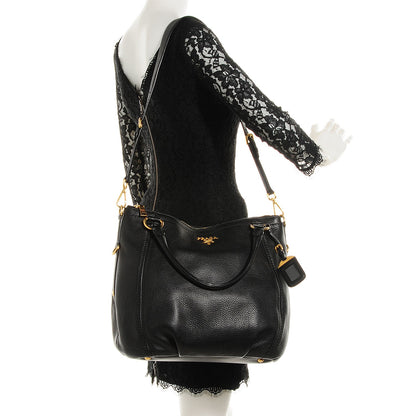 Prada Vitello Daino Zip Tote Nero Black 2 of 12