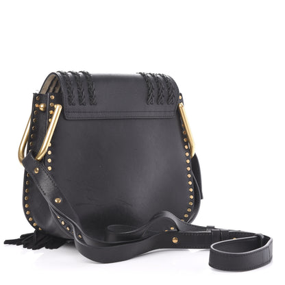 Chloe Calfskin Braided Small Hudson Shoulder Bag Black 3 of 12