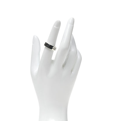 Gucci Sterling Silver Narrow GucciGhost Hamlet Skull Ring 54 6.75 2 of 4