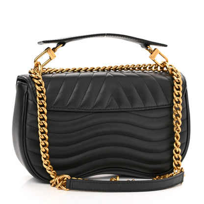 Louis Vuitton Calfskin New Wave Chain MM Black 3 of 10