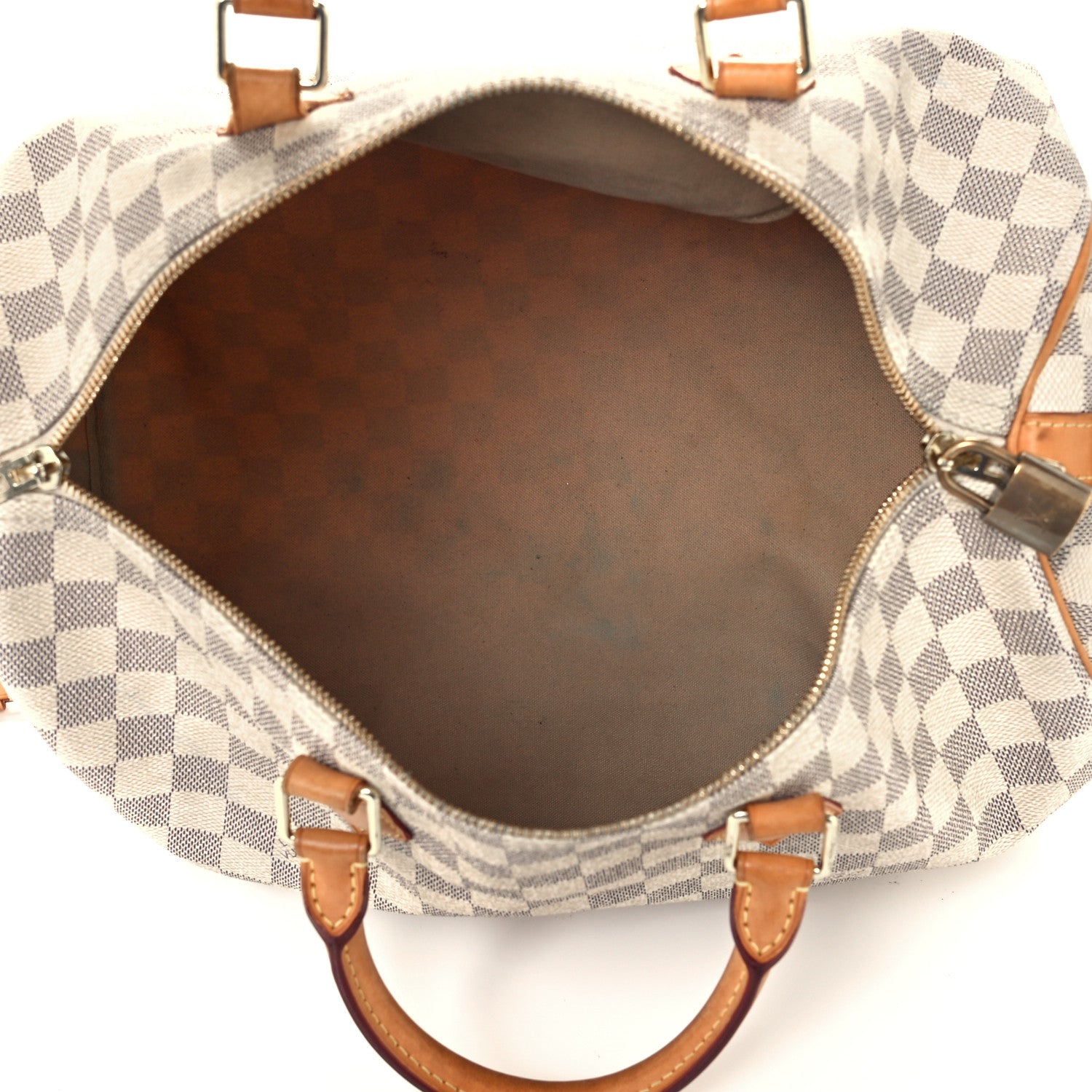 Louis Vuitton Damier Azur Speedy Bandouliere 35 7 of 10